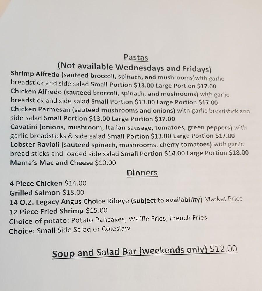 Side Street Station Menu image 1