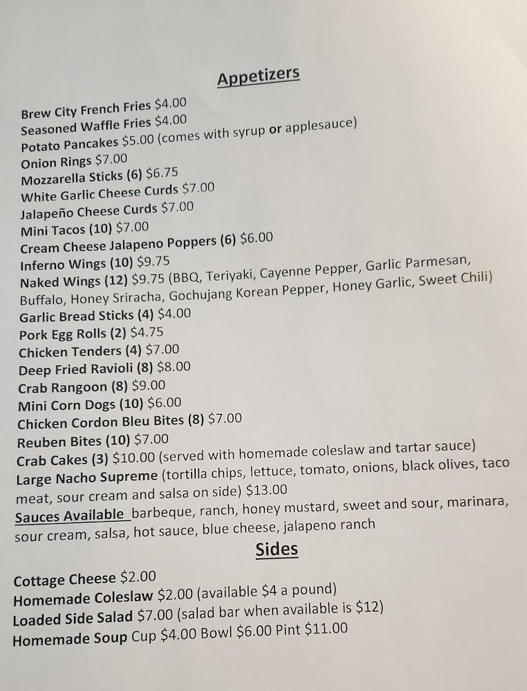 Side Street Station Menu image 3